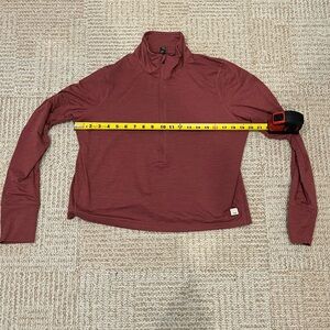 Vuori Women’s Crescent Half Zip Desert Rose M